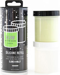 Clone A Willy Refill Glow In The Dark Green Silicone Sexy Δώρο