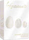 La Gemmes Clear Quartz Egg Set Bile vaginale Transparente