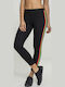 3tone Tape Γυναικείο Cropped Κολάν Black / Green