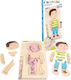 Holz Kinder Steckpuzzle Boy für 4++ Jahre 29pcs Beleduc