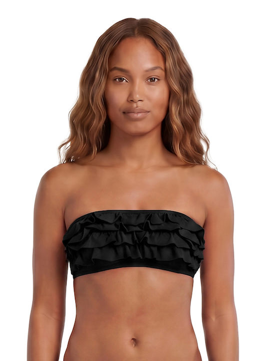 Emerson Strapless Bikini Top Μαύρο