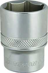 Benman Socket Hex with Square Drive 1/2" Diameter 25mm