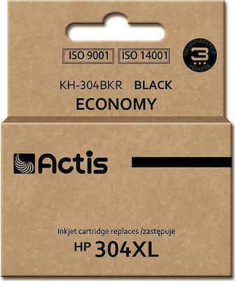 Actis Συμβατό Μελάνι Εκτυπωτή InkJet HP 304XL N9K08AE 20ml Μαύρο