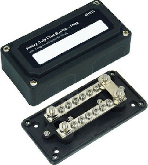 Eval Boat Battery Splitter Cable Splitter 6 Plus 2 Double Heavy Duty with Panel (2 Terminals 10mm)