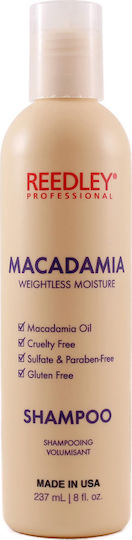 Reedley Professional Macadamia Σαμπουάν Αναδόμησης/Θρέψης & Ενυδάτωσης για Εύθραυστα Μαλλιά 237ml