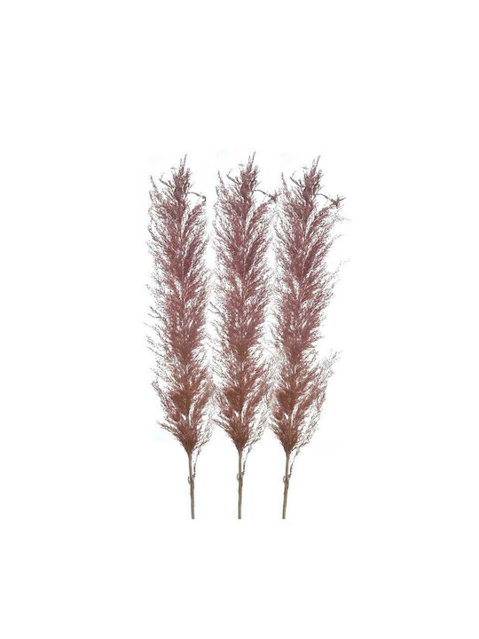 Inart Decorative Feather Κλαδί Brown 110cm 3pcs