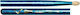 Vater Μπαγκέτες Ντραμς Color Wrap 5A σε Μπλε Χρώμα Sparkle