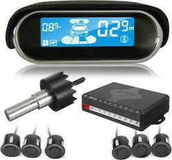 Car Parking System with Screen and 6 Sensors in Black Colour als106