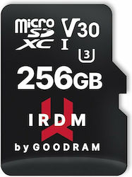 GoodRAM Micro Card microSDXC 256GB Class 10 U3 V30 UHS-I with Adapter