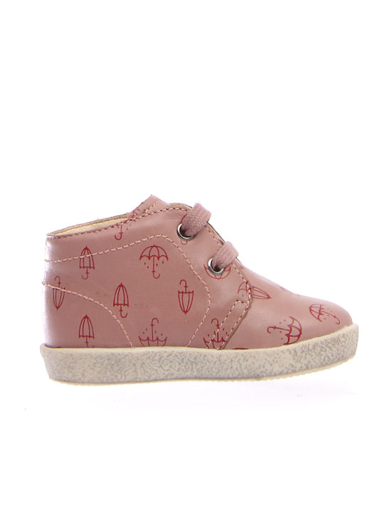 Conte 1M02 Kids Sneakers High Anatomic Pink