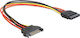 DeLock 15-Pin Sata - 15-Pin Sata Cable 0.3m Πολύχρωμο 60131