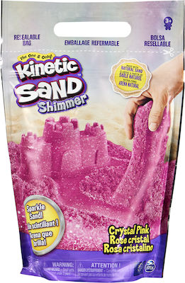 Spin Master Παιχνίδι Κατασκευών με Άμμο Kinetic Sand Twinkly Pink για Παιδιά 3+ Ετών