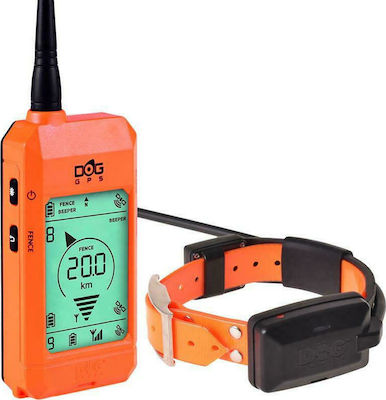 Dog Trace GPS X20 Ηλεκτρικό Κολάρο GPS Σκύλου Πορτοκαλί