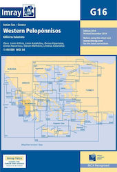 Imray G16 Ναυτικός Χάρτης Δυτική Πελοπόννησος
