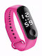Ezra Kinder-Digitaluhr SW22 mit Kautschuk/Plastikarmband Rosa
