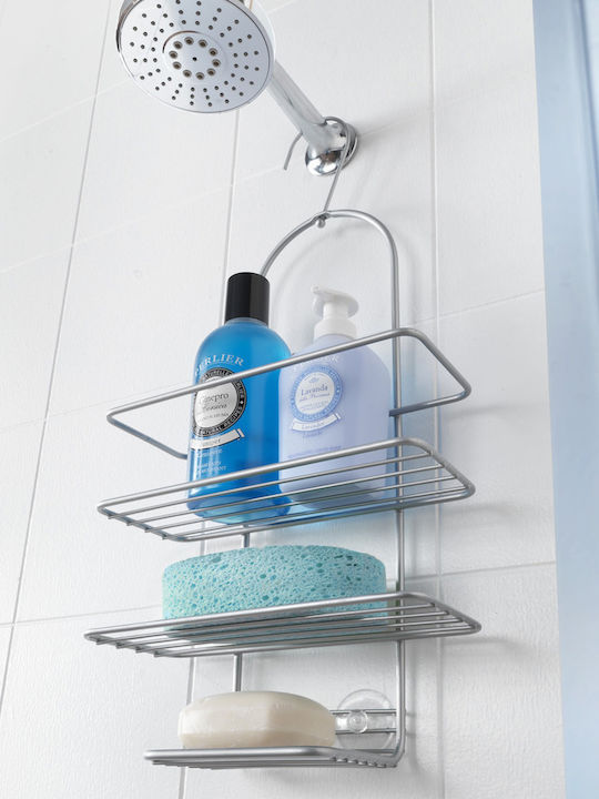 Metaltex Polytherm Reflex An der Wand montiert Badezimmerregal Metallisch mit 4 Regalen 25x11x53cm