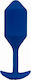 b-Vibe Vibrating Snug Plug XL Anal Plug mit Vibration XLarge Blau 5.8cm