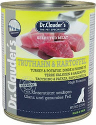 Dr.Clauder's Canned Wet Dog Food with Turkey and Potatoes 1 x 400gr