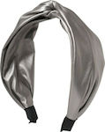 Petit Boutik Leather Headband Gray