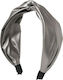 Petit Boutik Leather Headband Gray