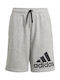 Adidas Kids Athletic Shorts/Bermuda Essentials Big Logo Gray