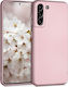 KWmobile Back Cover Σιλικόνης Ροζ Χρυσό (Galaxy S21 5G)