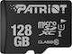 Patriot microSDXC 128GB Klasse 10 U1 Hohe Geschwindigkeit