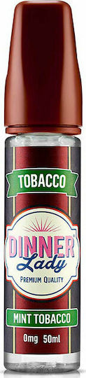 Dinner Lady Shortfill Tobacco Range Mint Tobacco 50ml/60ml 1τμχ