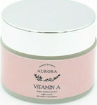 Aurora Natural Blemishes & Moisturizing Night Cream Suitable for All Skin Types with Aloe Vera / Retinol 50ml