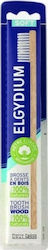 Elgydium Wood Toothbrush Четка за зъби Soft Бежов