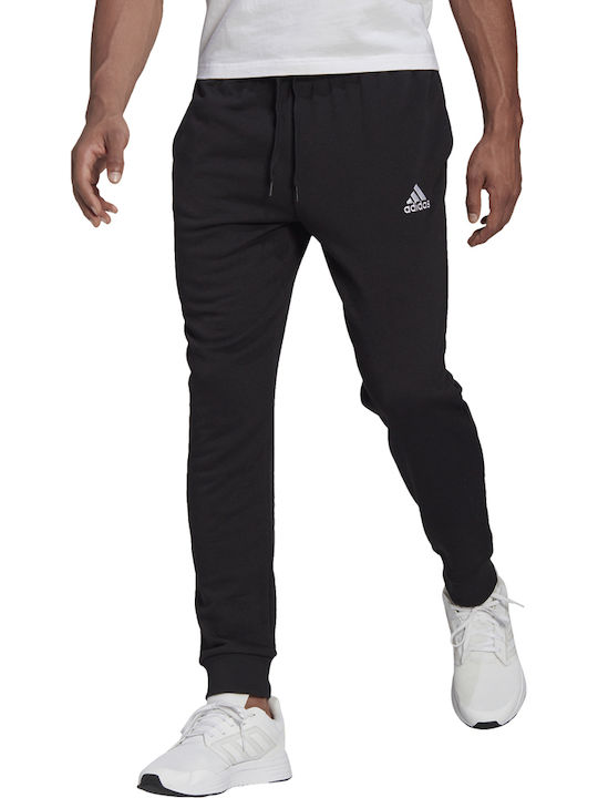 Adidas Essentials Παντελόνι Φόρμας με Λάστιχο Μαύρο