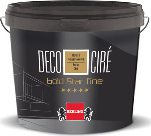 Berling Deco Cire' Gold Star Fine Πατητή Τσιμεντοκονία Λευκή 15kg