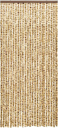 vidaXL Къртина за вратата Beige-Brown 90x220см ...