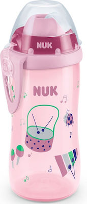 Nuk Baby & Kleinkind Becher Flexi Cup Soft aus Kunststoff Rosa 1Stück 300ml für 12m+m+