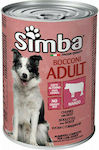 Simba Wet Food Dogs in Cans with Calf 415gr