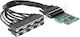 DeLock PCIe Controller with 8 RS232 DB9 Serial Ports