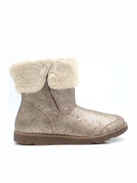 Kinderstiefeletten mit Reißverschluss Beige