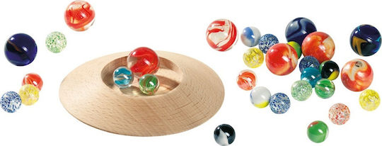 Goki Wooden Marble Game with Target for 4-10 Years Old