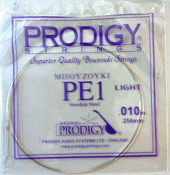 Prodigy Bouzouki Plain RE1 Μονή Χορδή Steel 10" Light