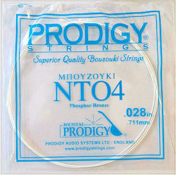Prodigy Bouzouki Silver Plated Do4 Μονή Χορδή Phosphor Bronze 28"