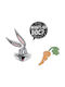 Swarovski Σετ Καρφίτσες Bunny από Ορείχαλκο Πολύχρωμες