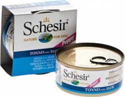 Schesir Canned Puppy Food with Tuna Fish 1 x 150gr