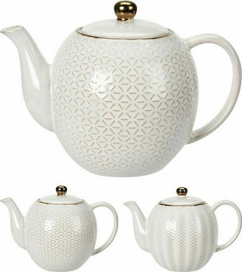 JK Home Decoration Τσαγιέρα Κεραμική 1100ml