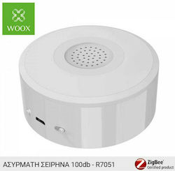 Woox Ασύρματη ZigBee Σειρήνα Συναγερμού Μπαταρίας Εσωτερικού Χώρου 85dB Woox Ασύρματη ZigBee Σειρήνα Συναγερμού Μπαταρίας Εσωτερικού Χώρου 85dB