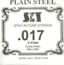 Sit Single Steel String for Electric Guitar Plain .017"