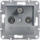 Schneider Electric Asfora TV, Satellite, and Radio Antenna Socket Terminal in Gray color EPH3500162