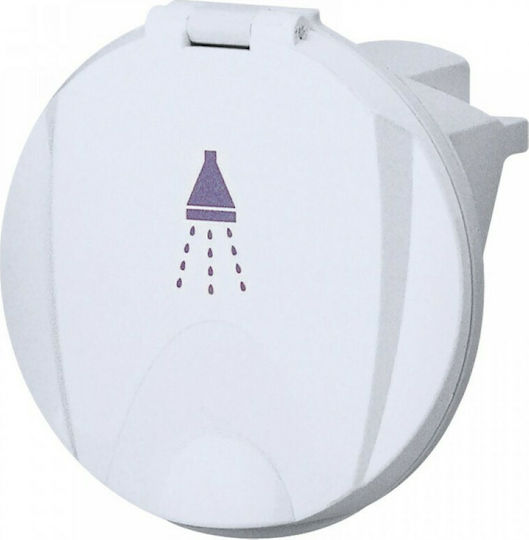 Lalizas Boat Hydraulic Spare Part Round Shower Caddy with Chrome Lid
