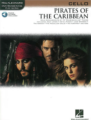 Hal Leonard Pirates of the Caribbean - Cello, Instrumental Play-Along Sheet Music for Cello