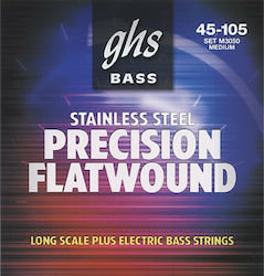 GHS Strings Bass Precision Flats Μονές Χορδές Stainless Steel 4τμχ 38" Medium (38" Winding) GHS Strings Bass Precision Flats Μονές Χορδές Stainless Steel 4τμχ 38" Medium (38" Winding)