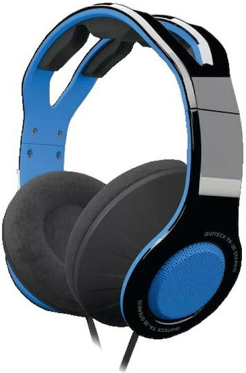 Gioteck TX-30 Über Ohr Gaming-Headset mit Verbindung 3,5mm Blau